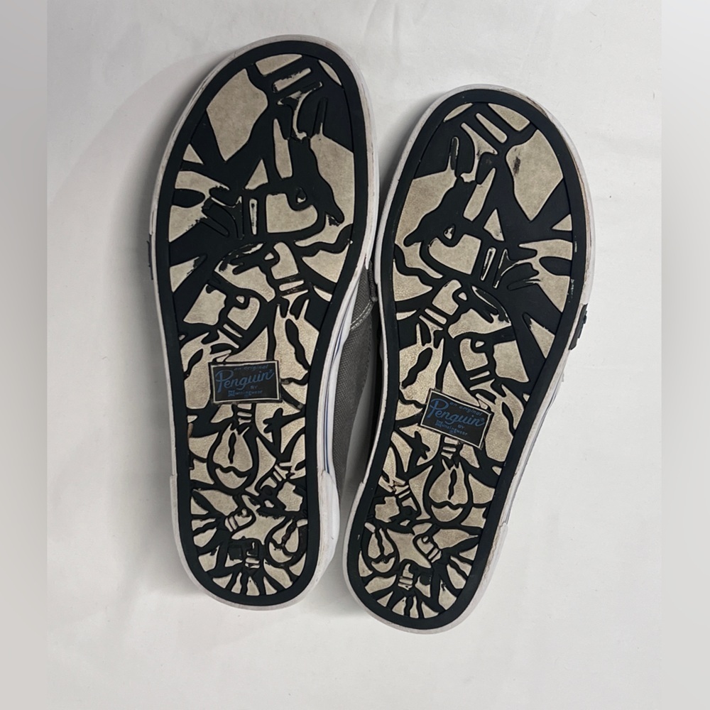 ORIGINAL PENGUIN Gray canvas ERNIE slip on sneaker size 9.5 - Picture 7 of 7